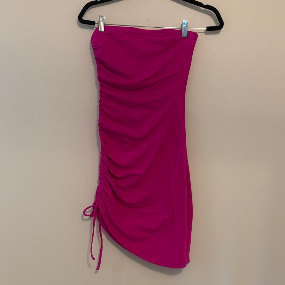 NWT Susana Monaco Gathered Side Tube Dress | Size M - Picture 8 of 9